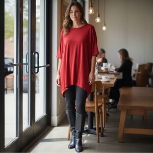 LuLaRoe Red Irma Size Medium